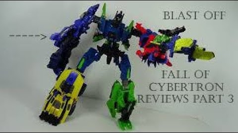FALL OF CYBERTRON (BRUTICUS) REVIEW PART 3 BLAST OFF