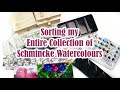 Sorting and Organising My Entire Collection of Schmincke Horadam Watercolour Paints!