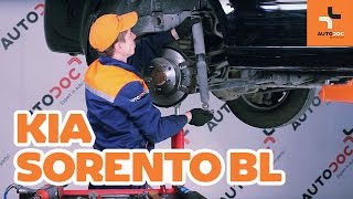 Hoe Schokbrekers KIA SORENTO I (JC) veranderen - instructie