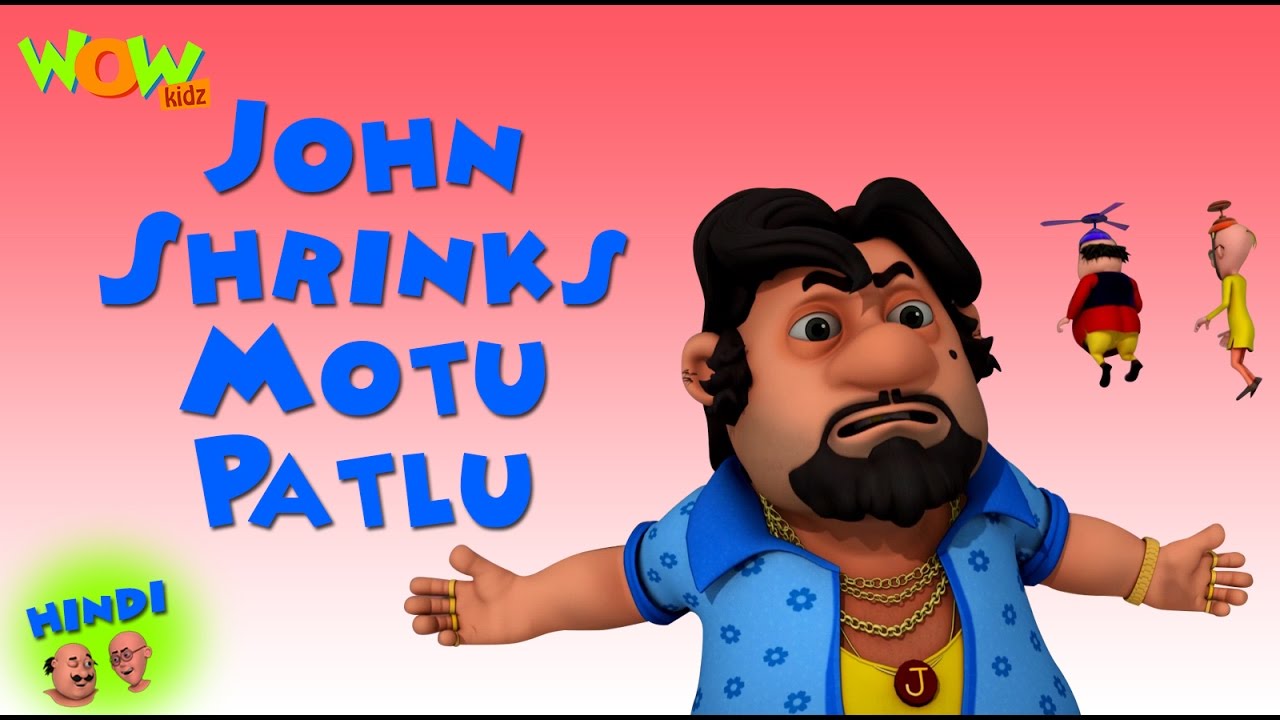 John Shrinks Motu Patlu   Motu Patlu in Hindi   3D Animation Cartoon for Kids  As on Nickelodeon