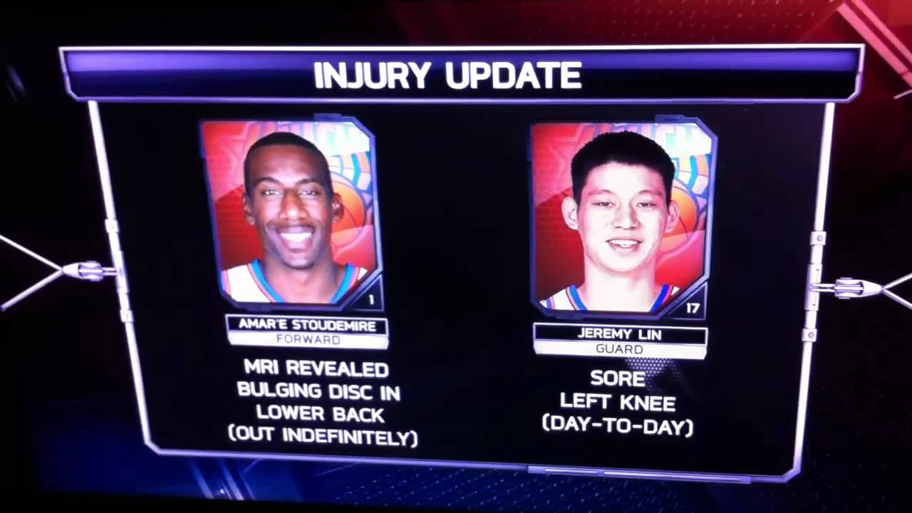 Amare's Bulging "Disc" Problem - YouTube