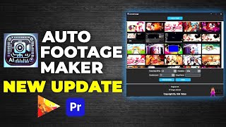 AI Auto Footage Maker - New Update For EDIUS 11 , Premiere Pro , DavinciResolve