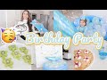 BABY SHARK🦈💛 Inspired Birthday Party & Prep! EZRA'S 3rd Birthday Special 🎉