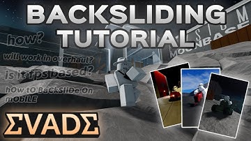 EMOTE BACKSLIDING Tutorial | Roblox Evade
