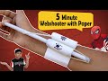 How to make EASIEST WEB SHOOTER with paper in 5 MIN - Really Shoots! | NO SPRING NO CARDBOARD