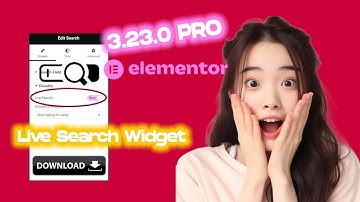 Elementor Pro 3.23.0 Website Builder Plugin CHANGELOG Newest: Search Widget with Live Results