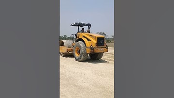 Rolling Process on Subgrade Top  #highway #construction #civilengineering #rolling #soilcompactor ❤️