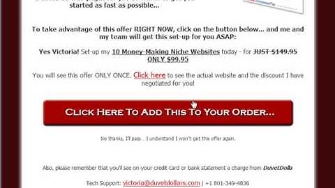 Video 10 What A One Click Upsell Recurring Button Looks Like