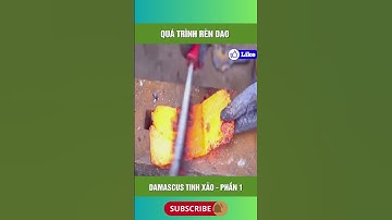 Quá trình rèn dao Damascus tinh xảo - Phần 1 #net88media