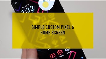 Simple Pixel 6 Pro Customization With Nova Launcher and LineX Icons
