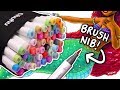 Less Than a Dollar?! CHEAPEST Brush Markers - Ohuhu