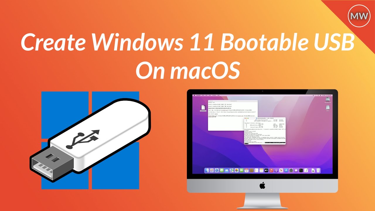 How to Make Windows 11 Bootable USB on macOS