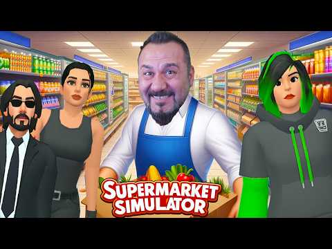 ÜNLÜLERİN MARKETİ BÜYÜDÜ! MOBİLE SUPER MARKET SİMULATÖR OYNUYORUZ