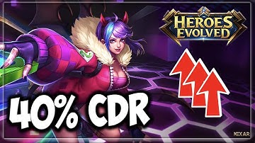 BUFFED DMG + New CDR build?? | Heroes Evolved - Clarice Build | Ranked Gameplay