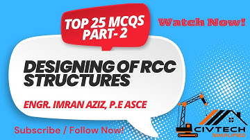 Design of RCC Structures MCQs | Part 2 | Top Civil Engineering Objective Questions
