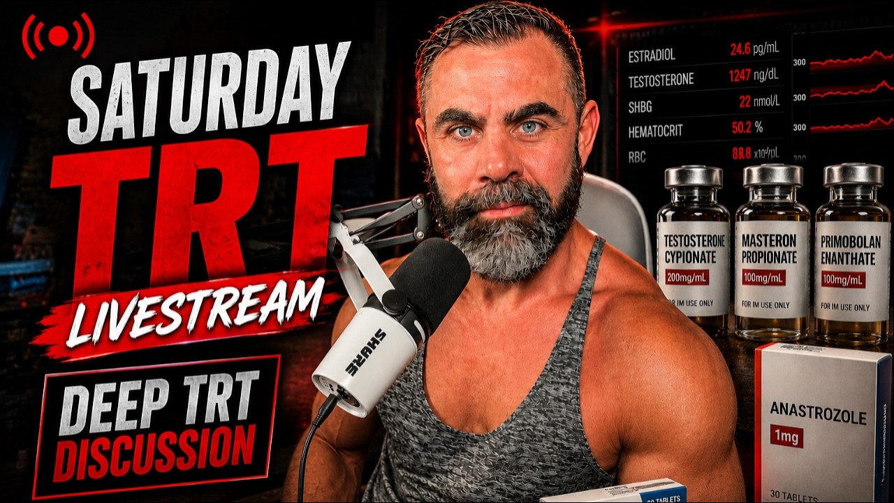 LIVE TRT Q&A -  BEST CYPIONATE DOSE? ANDROGENIC THRESHOLDS AND PRACTICAL TRT STRATEGY DISCUSSION