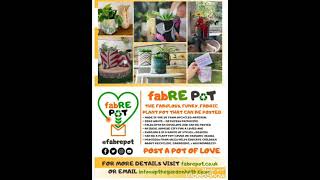 Introducing our FabRE Fabric Plant Pot. Find out more at www.fabrepot.co.uk