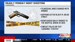 Man dead, woman charged after Monday night LaGrange shooting