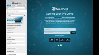 Animated Background Coming Soon Page Theme