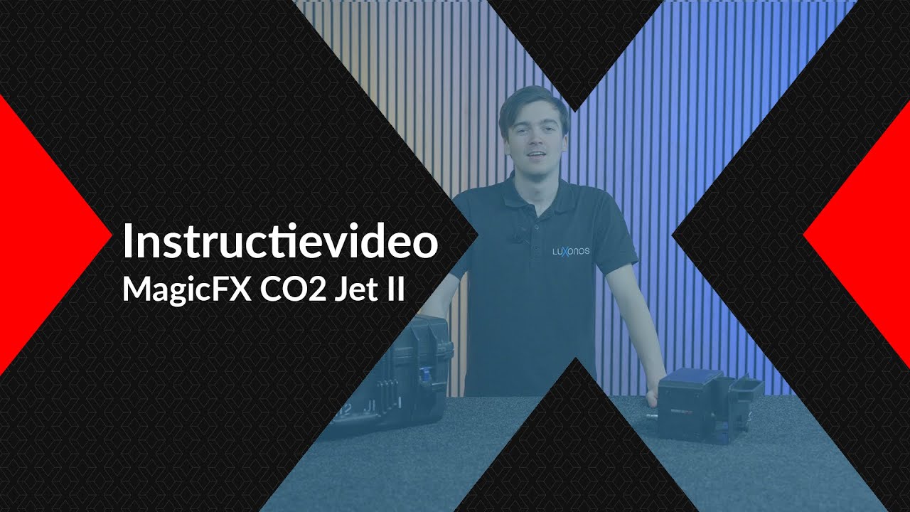 Instructievideo - MagicFX CO2 Jet II | Lichtgeluidhuren.nl - Luxonos