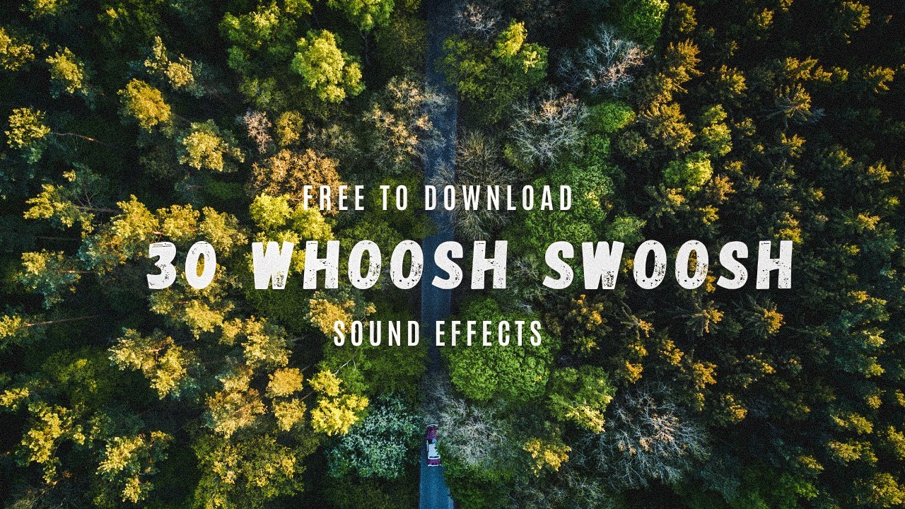 FREE Cinematic Sound Effects Transitions Pack- Whoosh & Swoosh SFX 