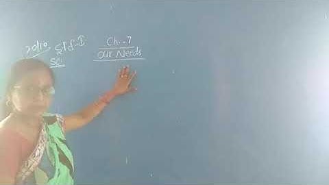 Science class 1 chapter 7 (Our Needs) part 2 by Gauri Kumari