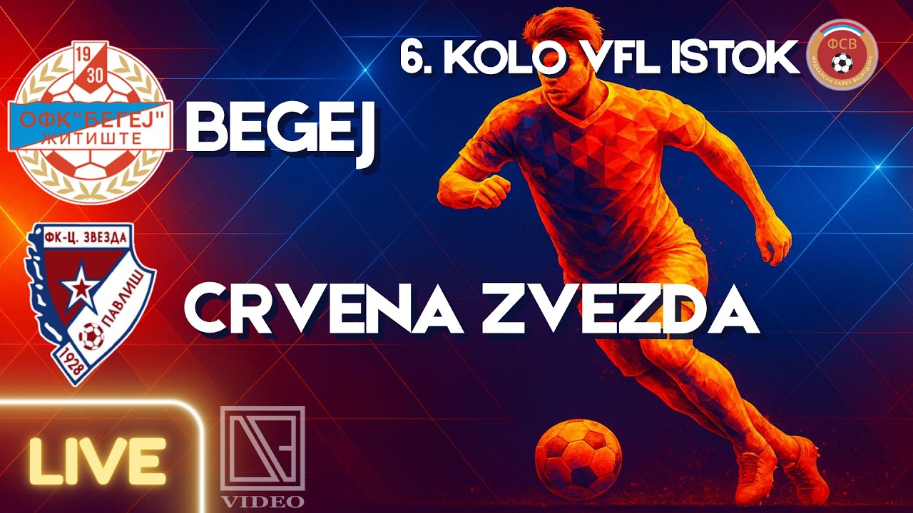 OFK BEGEJ Žitište - FK CRVENA ZVEZDA Pavliš (Full match Livestream) [26.09.2026.]