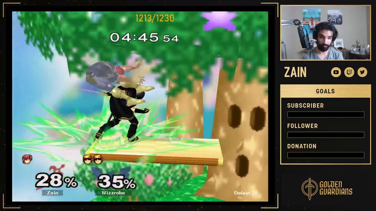 Slippi Rollback - Zain (Marth) vs. Wizzrobe (C. Falcon)