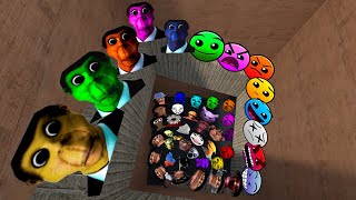 Obunga Nextbots, Geometry Dash, Juandale Pringle, Selene, Nico's Nextbots CHASING ME in MAZE! Gmod