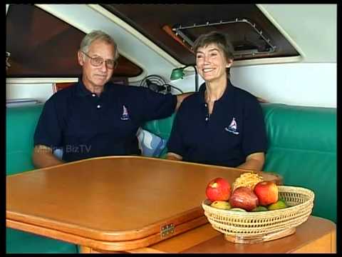 Marvin & Ruth around the world on a Catamaran.