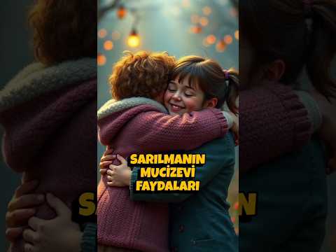 Sarılmanın inanılmaz faydaları.