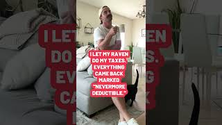 Raven gave me the worst tax advice ever #taxes #humor #dadjoke