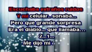 Video thumbnail of "Banda Roja   -  Mi amigo el Diablo - Karaoke demo 2015"