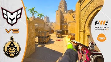 CRAZY GAME! TheMongolz vs Heroic - HIGHLIGHTS - PWE CS2 SHANGHAI MAJOR 2024