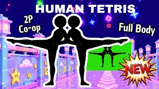 HUMAN TETRIS Full Body | Immersive Interactive Warm-Up | Fun 2-Player Co-op Easy Mode