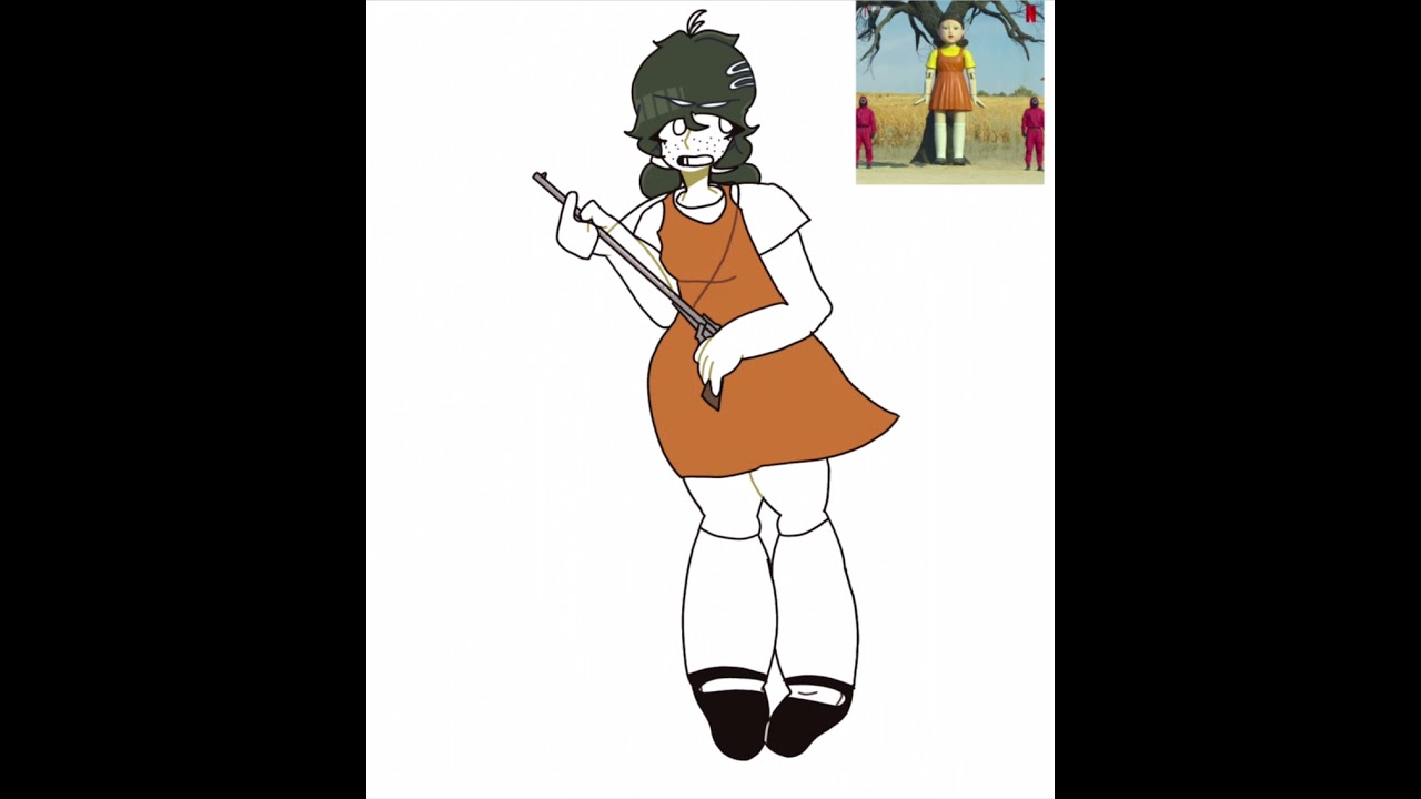 the doll from squid game. - ibisPaint
