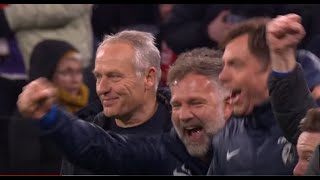 Christian Streich nach dem 1:2 I Bayern-Freiburg I Pokal Viertelfinale