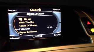 Custom Audi AMI Aux Cable - Installation Video - MMI 3G A2DP Bluetooth Streaming