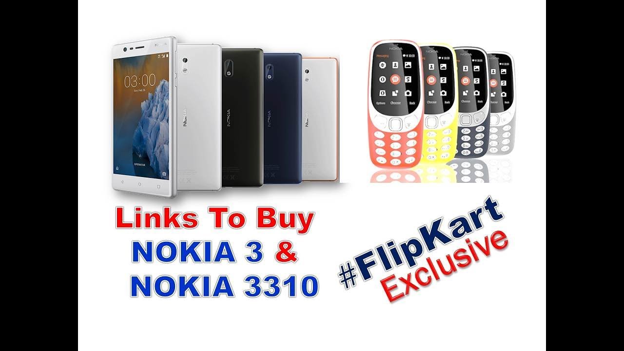 Links To Buy NOKIA 3 & NOKIA 3310 - YouTube