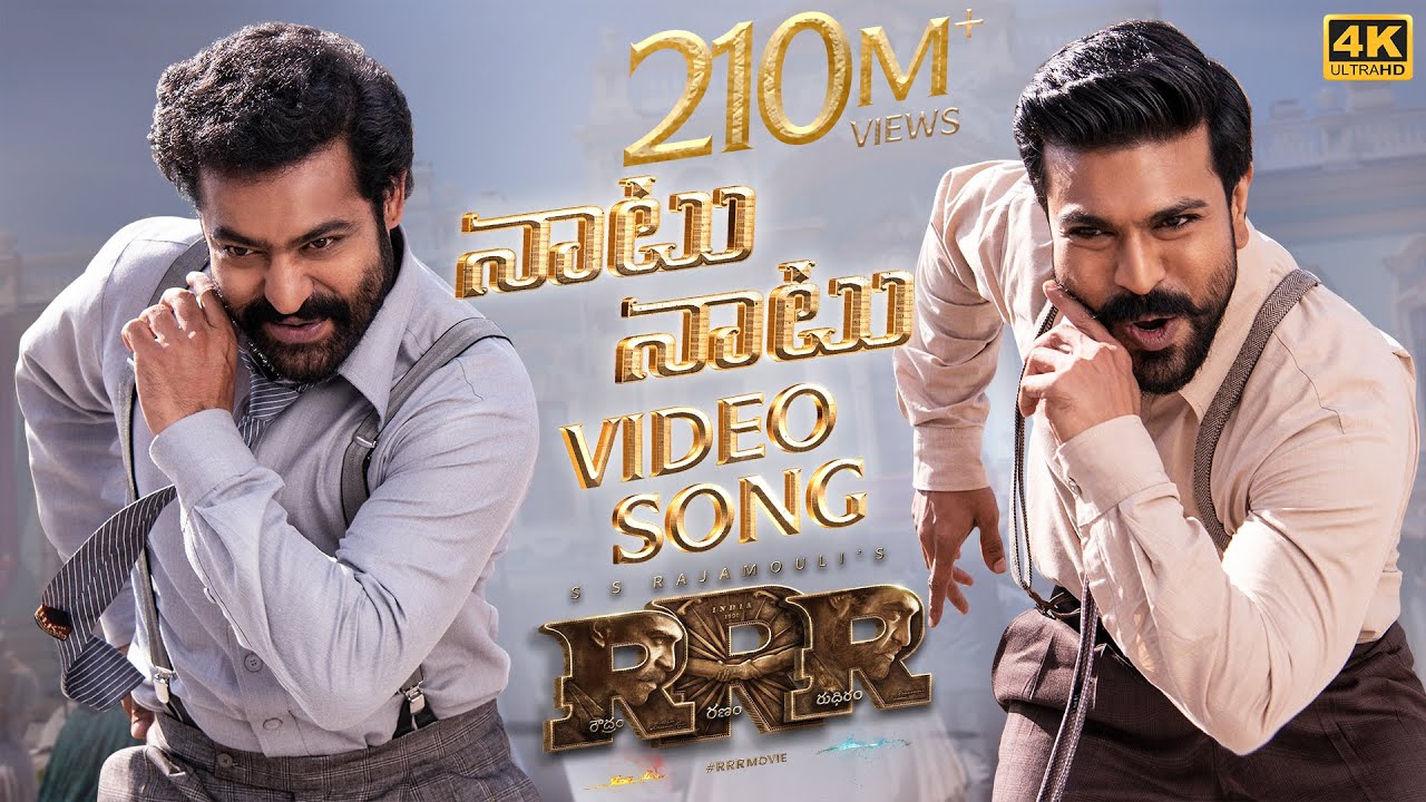 Download Naatu Naatu Full Video Song (Telugu) [4K]| RRR Songs | NTR,Ram Charan | MM Keeravaani | SS Rajamouli