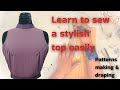 How to sew a fantasy party top: patterns making and draping 