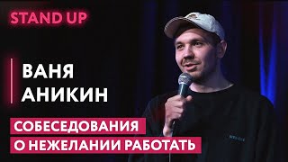 Не хочу работать | Собеседования - Иван Аникин | STAND UP