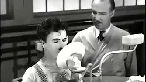 A Funny Scene From Charlie Chaplin's Modern Times