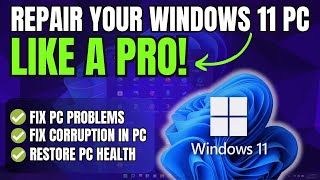 How to Repair Windows 11 (2 SUPER COMMANDS TO USE!)