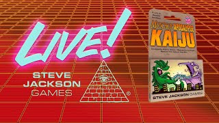 SJGames Live! Munchkin Apocalypse: Kaiju Unboxing!