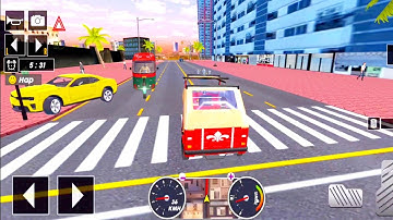 Tuk Tuk auto rickshaw driver 3D game - #147 auto rickshaw driving game - Android iOS Gameplay