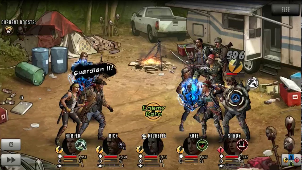 Twd rts raid against new ai with prior main team