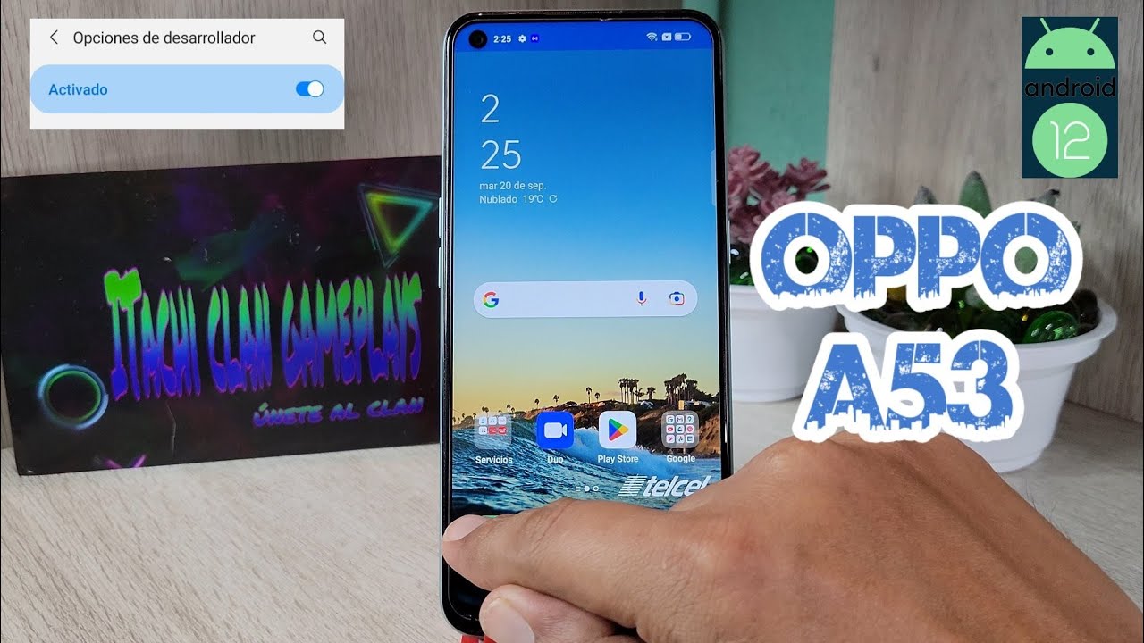 Como activar el modo desarrollador en un oppo a53 c digo oculto youtube
