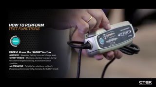 CTEK - MUS 4.3 TEST & CHARGE - Battery Charger - Product Training Video