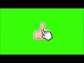 Like Button Green Screen No Copyright 